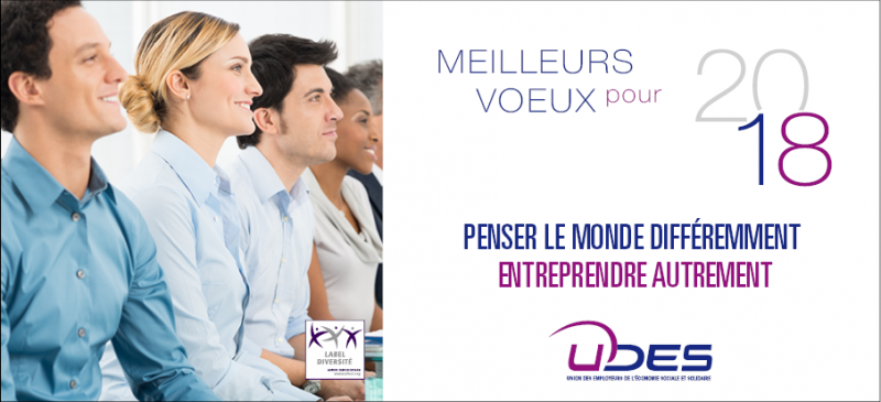 Carte de vœux 2018 de l'UDES